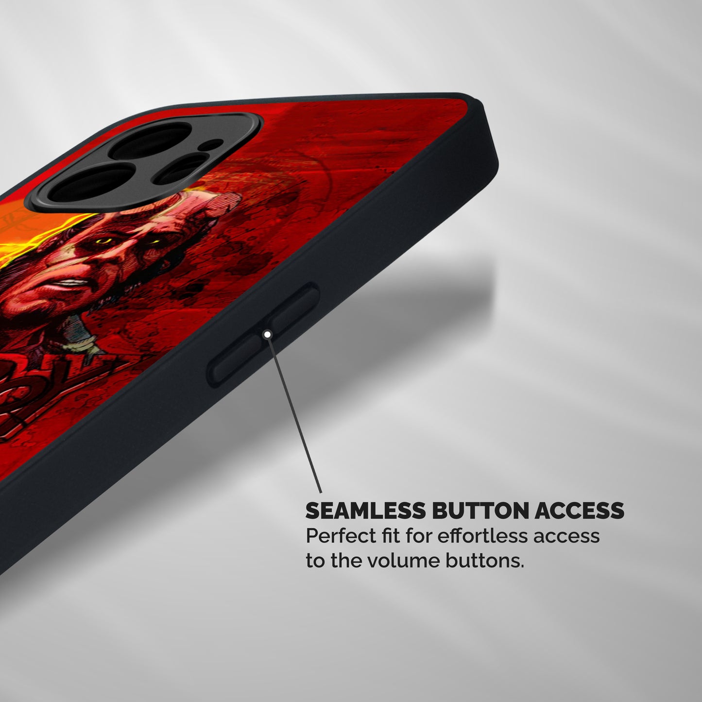 Hellboy Artwork Shockproof Hybrid Protection (Metal + TPU) Back Case Cover