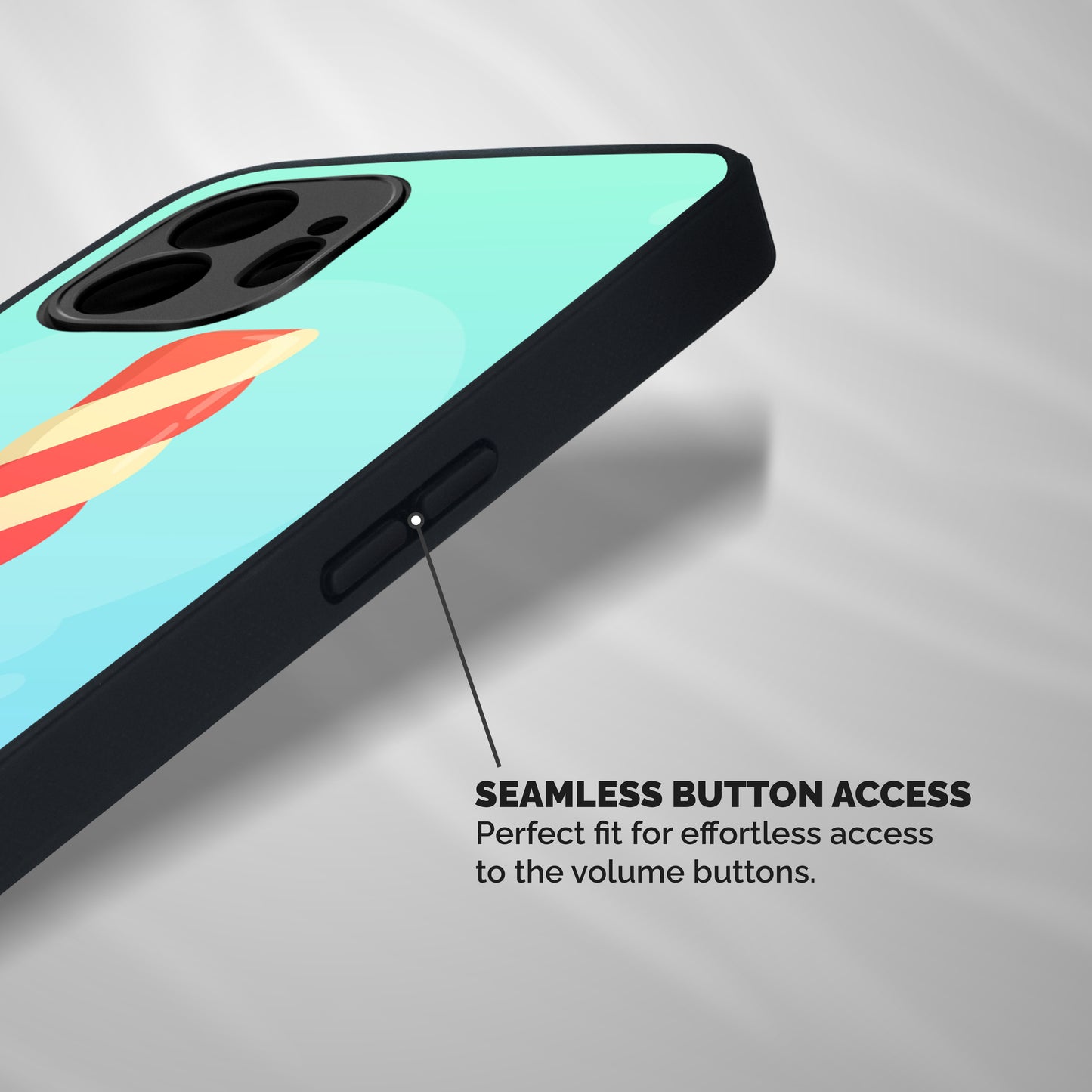 Hello Summer Shockproof Hybrid Protection (Metal + TPU) Back Case Cover