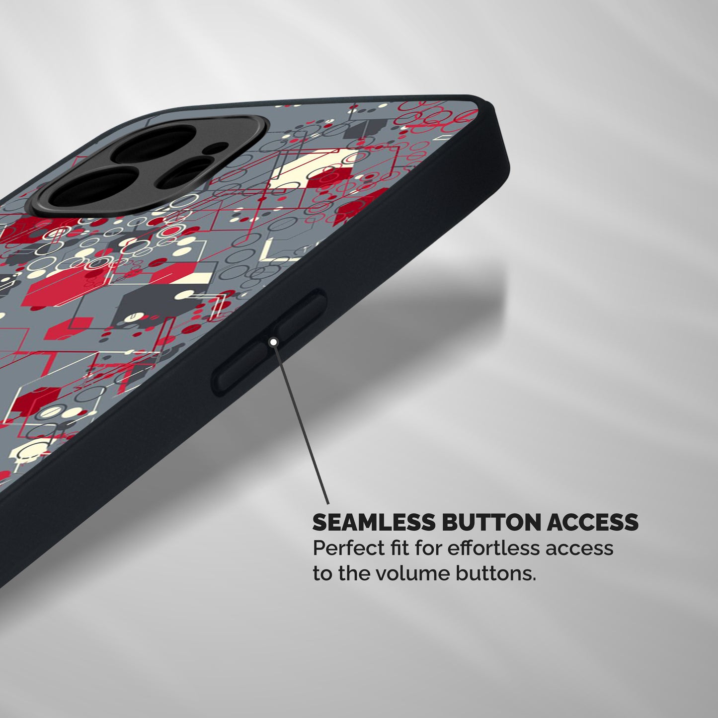 Hexagons Pattern Shockproof Hybrid Protection (Metal + TPU) Back Case Cover