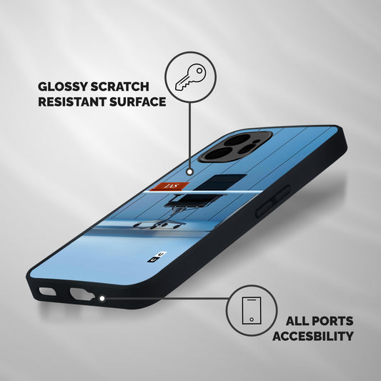 High Chair Shockproof Hybrid Protection (Metal + TPU) Back Case Cover