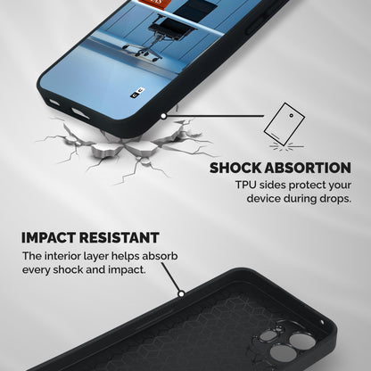 High Chair Shockproof Hybrid Protection (Metal + TPU) Back Case Cover