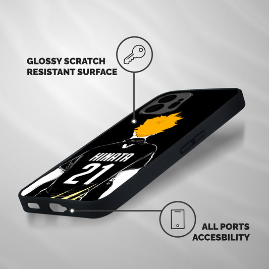 Hinata 21 Shockproof Hybrid Protection (Metal + TPU) Back Case Cover