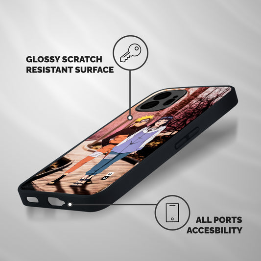 Hinata Annoyed Shockproof Hybrid Protection (Metal + TPU) Back Case Cover