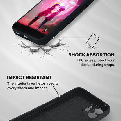 Hinata Forehead Shockproof Hybrid Protection (Metal + TPU) Back Case Cover