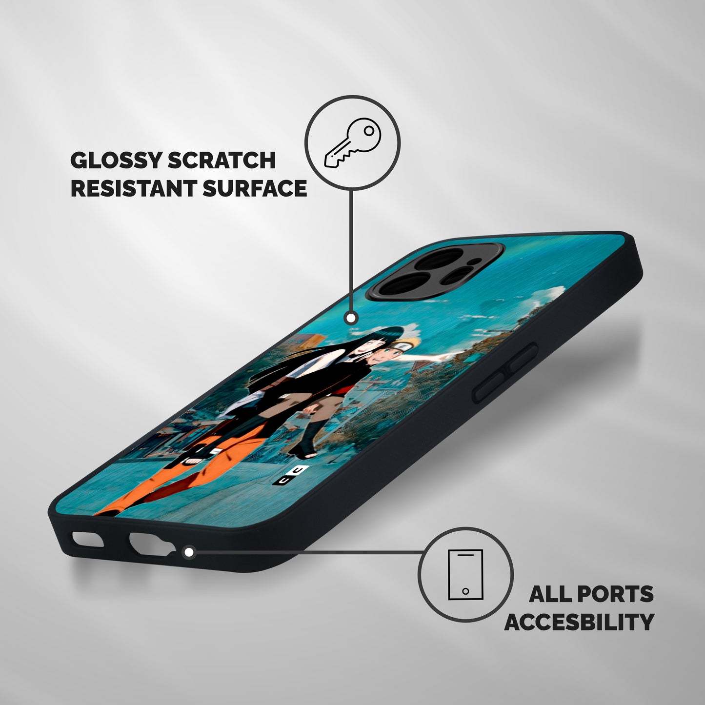 Hinata Hop Rain Shockproof Hybrid Protection (Metal + TPU) Back Case Cover