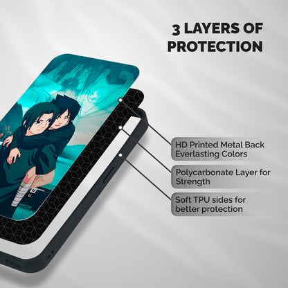 Hinata Hop Shockproof Hybrid Protection (Metal + TPU) Back Case Cover