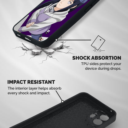 Hinata Looksup Shockproof Hybrid Protection (Metal + TPU) Back Case Cover