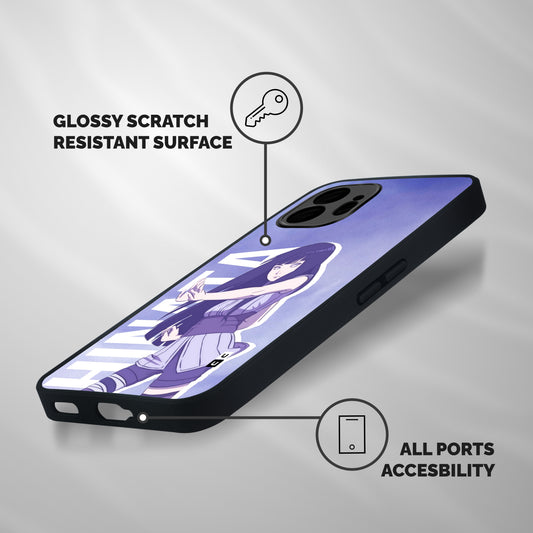 Hinata Stance Shockproof Hybrid Protection (Metal + TPU) Back Case Cover