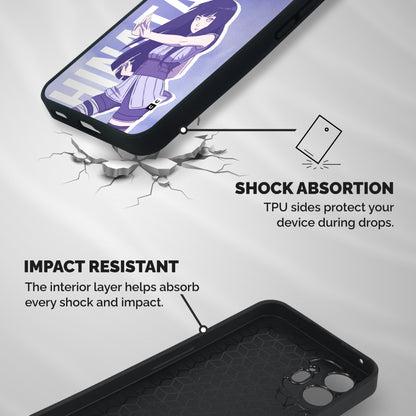 Hinata Stance Shockproof Hybrid Protection (Metal + TPU) Back Case Cover