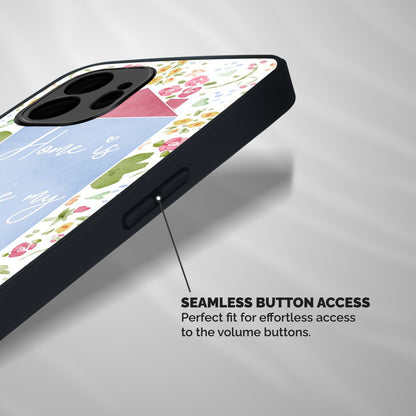 Home is Where Mom is Shockproof Hybrid Protection (Metal + TPU) Back Case Cover