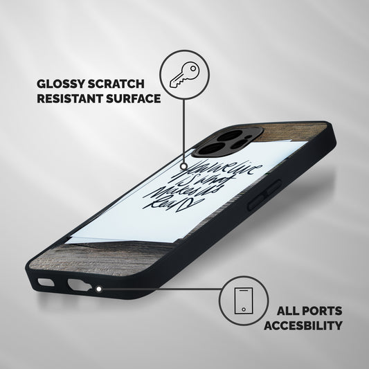 How We Live Shockproof Hybrid Protection (Metal + TPU) Back Case Cover