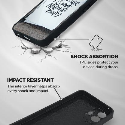 How We Live Shockproof Hybrid Protection (Metal + TPU) Back Case Cover