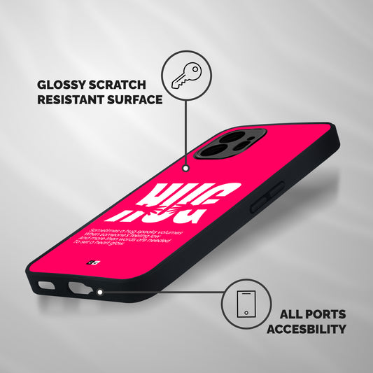 Hug Speaks Shockproof Hybrid Protection (Metal + TPU) Back Case Cover