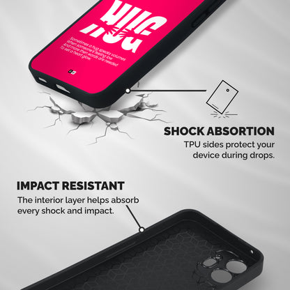 Hug Speaks Shockproof Hybrid Protection (Metal + TPU) Back Case Cover