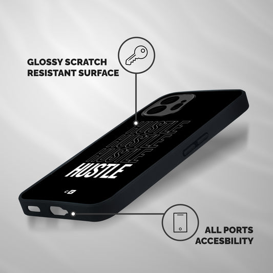 Hustle Hustle Hustle Shockproof Hybrid Protection (Metal + TPU) Back Case Cover