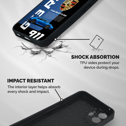Hyper Car Shockproof Hybrid Protection (Metal + TPU) Back Case Cover