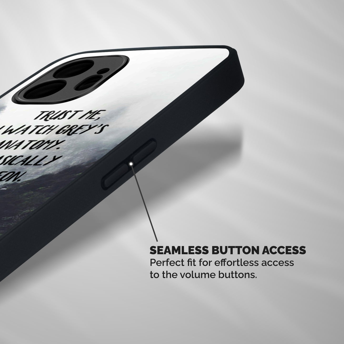I Am A Surgeon Shockproof Hybrid Protection (Metal + TPU) Back Case Cover
