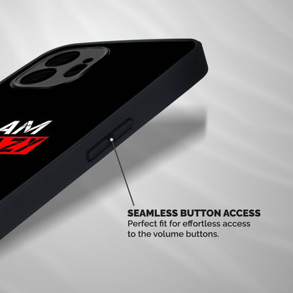 I am Crazy Shockproof Hybrid Protection (Metal + TPU) Back Case Cover