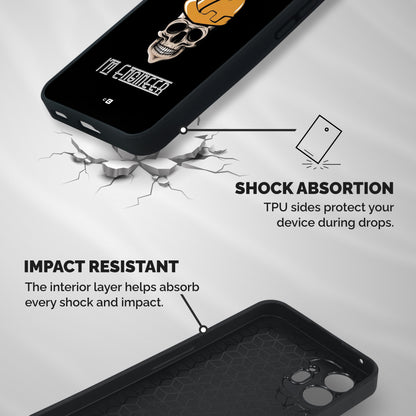 I Am Engineer Shockproof Hybrid Protection (Metal + TPU) Back Case Cover