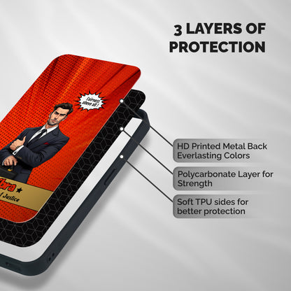 Impartial Libra Shockproof Hybrid Protection (Metal + TPU) Back Case Cover
