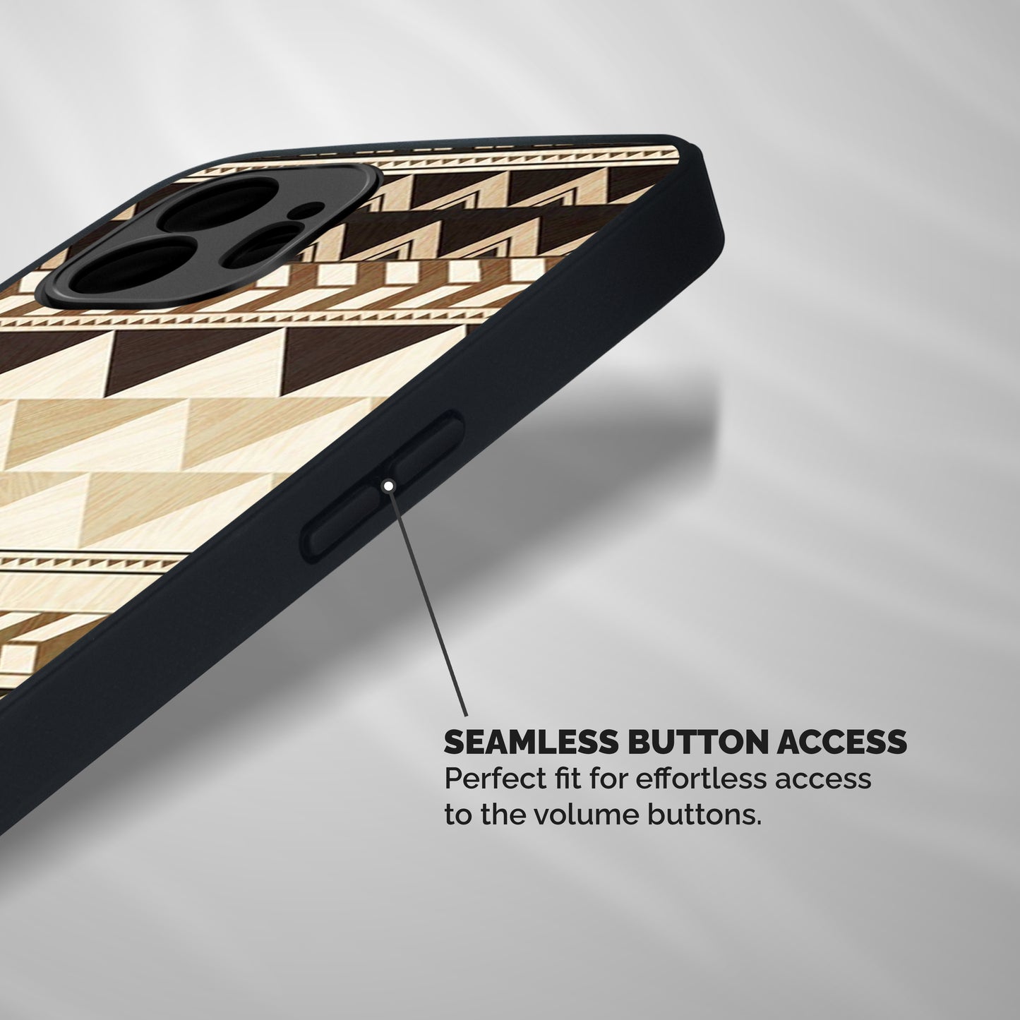 Indie Pattern Work Shockproof Hybrid Protection (Metal + TPU) Back Case Cover