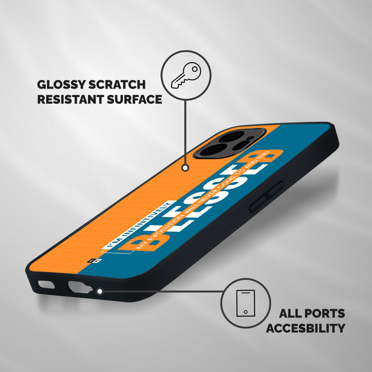 Infinite Blessed Shockproof Hybrid Protection (Metal + TPU) Back Case Cover