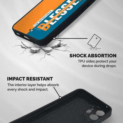 Infinite Blessed Shockproof Hybrid Protection (Metal + TPU) Back Case Cover