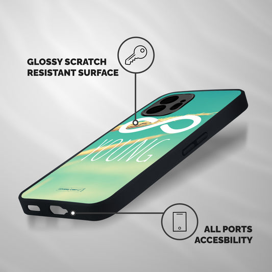 Infinity Young Shockproof Hybrid Protection (Metal + TPU) Back Case Cover