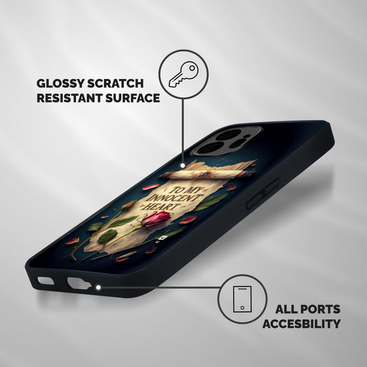 Innocence Of Heart Shockproof Hybrid Protection (Metal + TPU) Back Case Cover