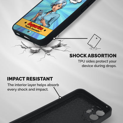 Innovative Aquarius Shockproof Hybrid Protection (Metal + TPU) Back Case Cover