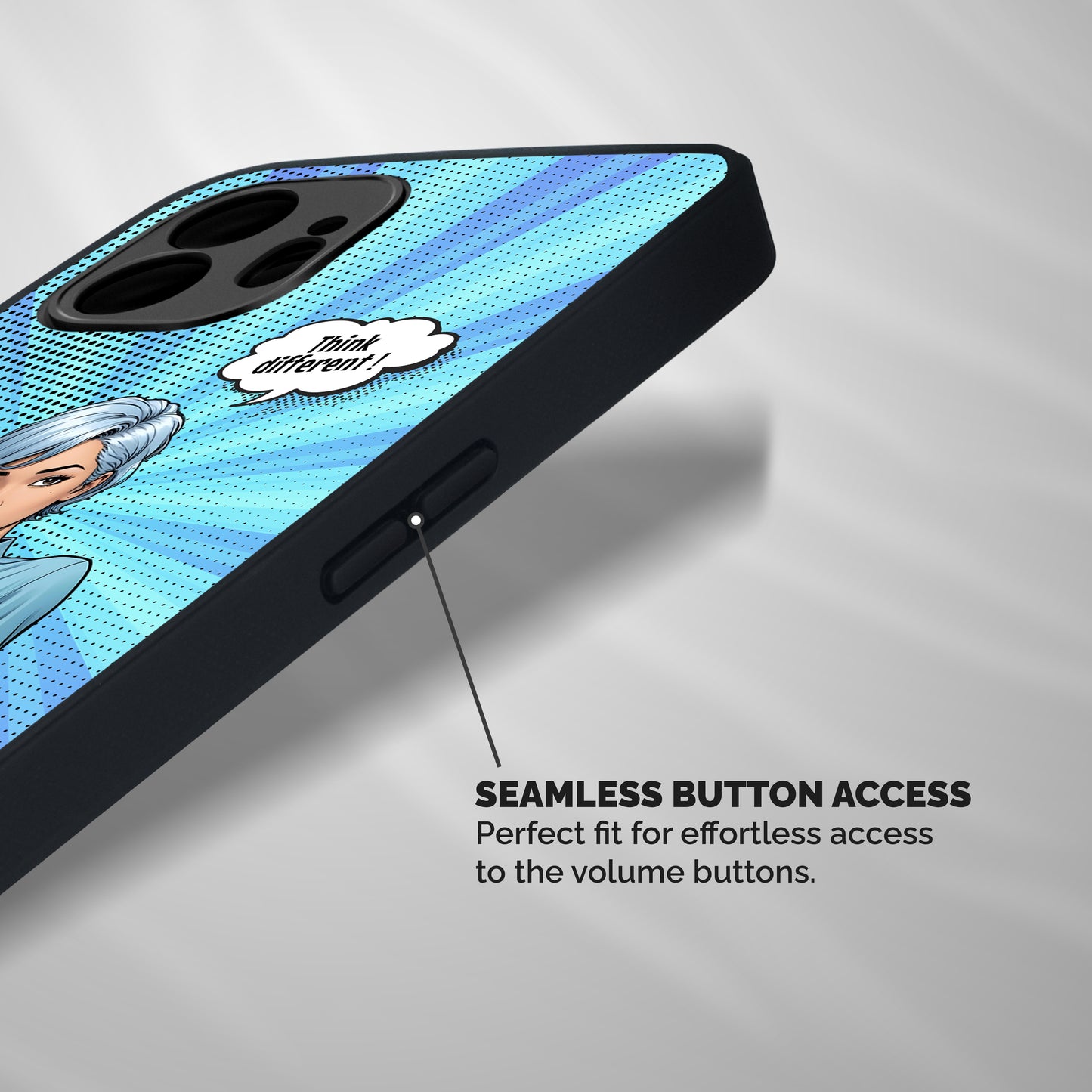 Innovative Aquarius Shockproof Hybrid Protection (Metal + TPU) Back Case Cover