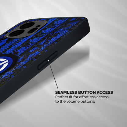 Inter Milan Texture Shockproof Hybrid Protection (Metal + TPU) Back Case Cover