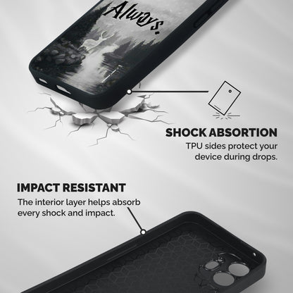 Invisible Deer Shockproof Hybrid Protection (Metal + TPU) Back Case Cover