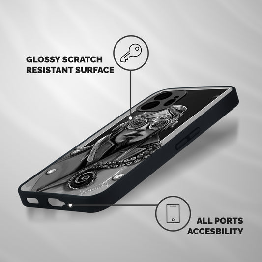 Ismaele Artwork Shockproof Hybrid Protection (Metal + TPU) Back Case Cover