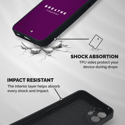 It Will Get Better Shockproof Hybrid Protection (Metal + TPU) Back Case Cover