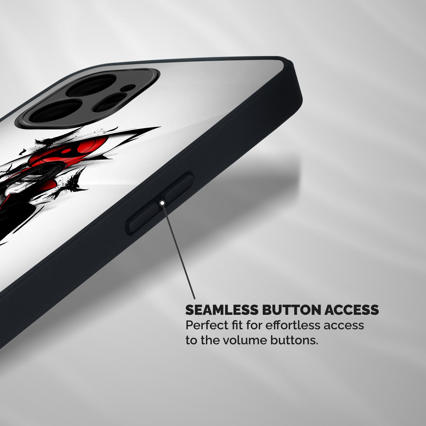 Itachi Combat Shockproof Hybrid Protection (Metal + TPU) Back Case Cover