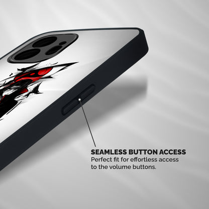 Itachi Combat Shockproof Hybrid Protection (Metal + TPU) Back Case Cover