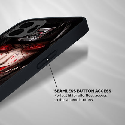 Itachi Uchiha Red Eyes Shockproof Hybrid Protection (Metal + TPU) Back Case Cover