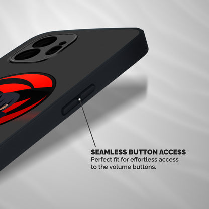Itachi Uchiha With sharingan Shockproof Hybrid Protection (Metal + TPU) Back Case Cover