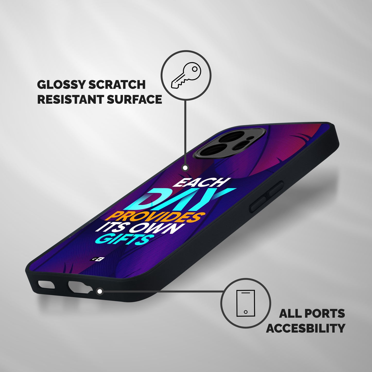 Its Own Gifts Shockproof Hybrid Protection (Metal + TPU) Back Case Cover