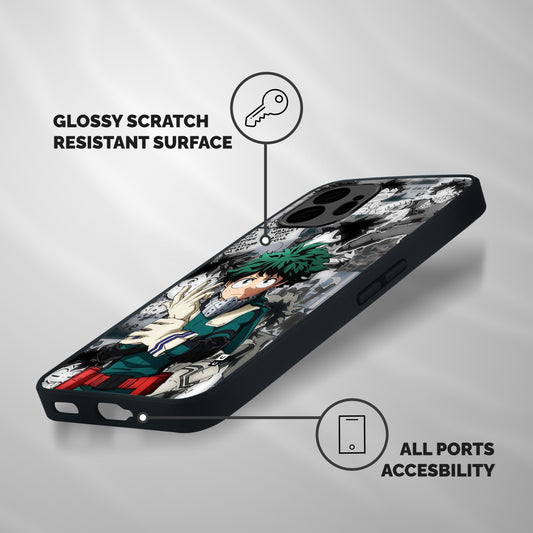 Izuku Midoriya Shockproof Hybrid Protection (Metal + TPU) Back Case Cover