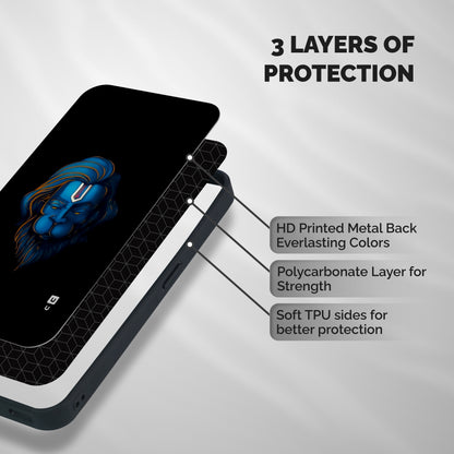 Jai Hanuman Shockproof Hybrid Protection (Metal + TPU) Back Case Cover