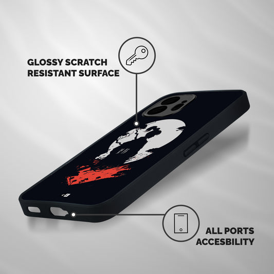 Japanese Warrior Shockproof Hybrid Protection (Metal + TPU) Back Case Cover