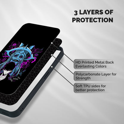 Jinwoo Arise Shockproof Hybrid Protection (Metal + TPU) Back Case Cover