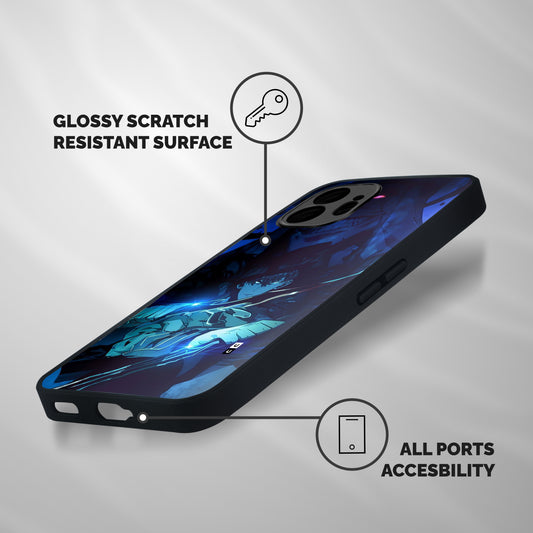 Jinwoo Fighting Mode Shockproof Hybrid Protection (Metal + TPU) Back Case Cover