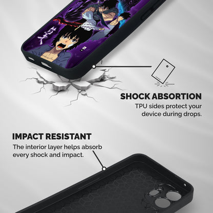 Jinwoo Sung Stance Shockproof Hybrid Protection (Metal + TPU) Back Case Cover