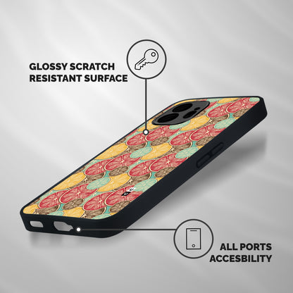 Juicy Pattern Shockproof Hybrid Protection (Metal + TPU) Back Case Cover