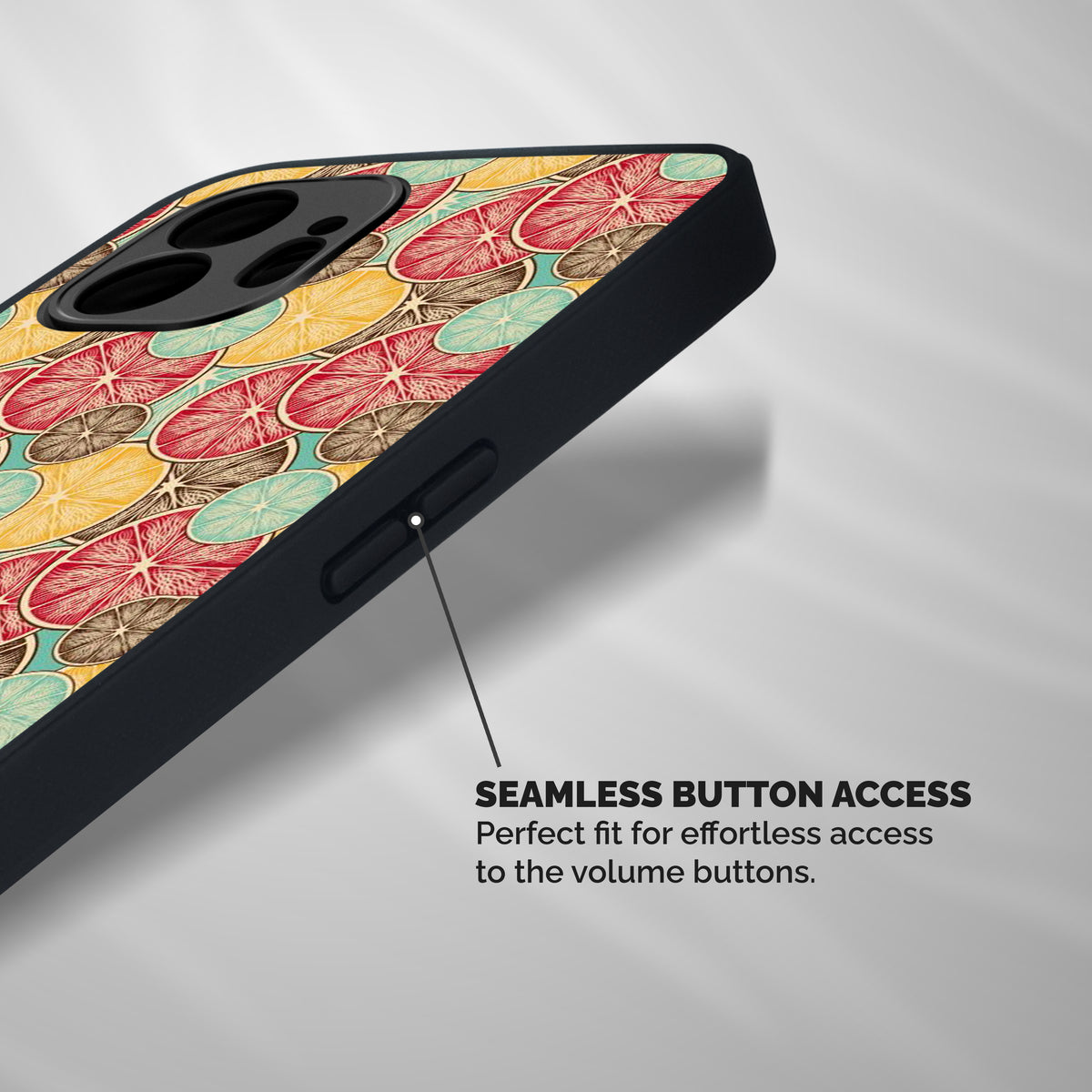 Juicy Pattern Shockproof Hybrid Protection (Metal + TPU) Back Case Cover
