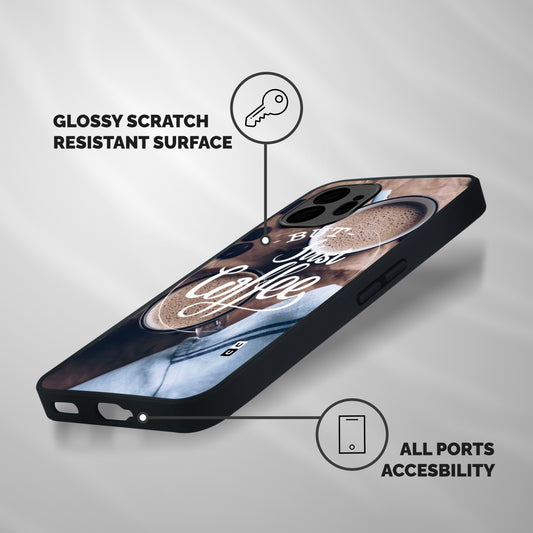 Just Coffee Shockproof Hybrid Protection (Metal + TPU) Back Case Cover