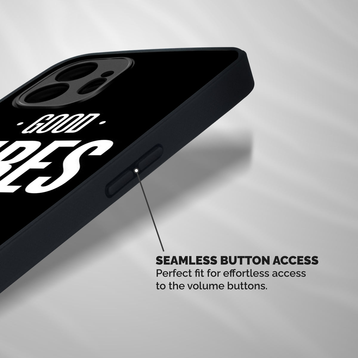 Just Vibes Shockproof Hybrid Protection (Metal + TPU) Back Case Cover